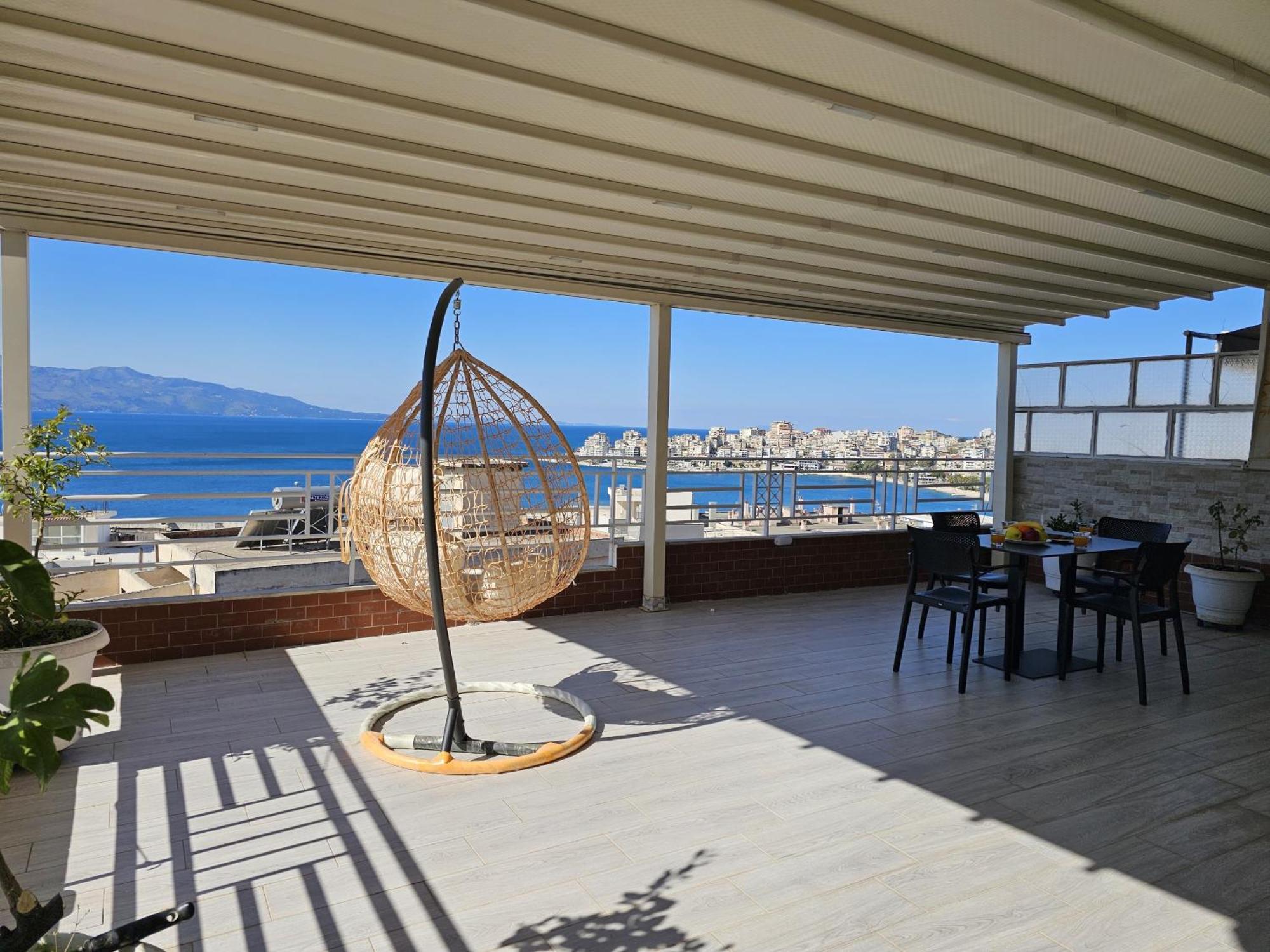 Deep Blue Rooftop - 111 Sarande Ngoại thất bức ảnh