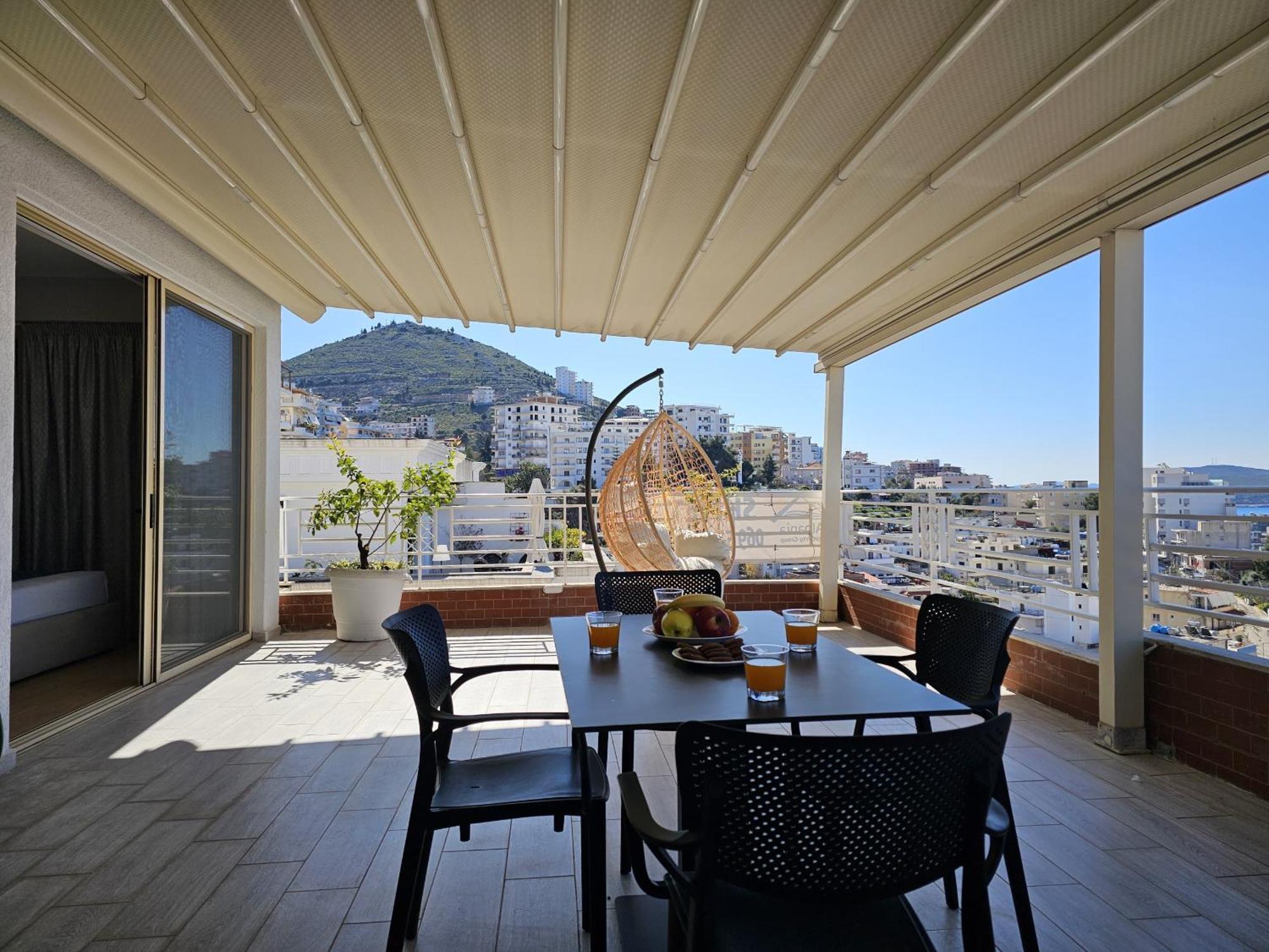 Deep Blue Rooftop - 111 Sarande Ngoại thất bức ảnh